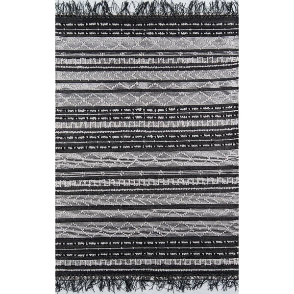 Momeni 2 x 3 ft. Otto-2 Rectangle Indoor & Outdoor Area Rug Black OTTO0OTT-2BLK2030